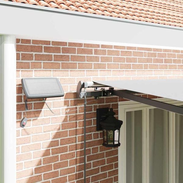 vidaXL Awning Frame Manual Anthracite 600 x 300 cm Aluminium