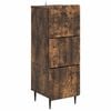 vidaXL Drawer Cabinet Smoked Oak 33 x 34.5 x 92 cm Engineered Wood