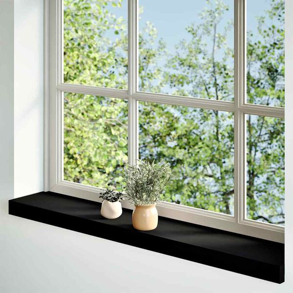 vidaXL Window Sills 2 pcs&nbsp;Dark Brown 80x15x2 cm Solid Wood Oak