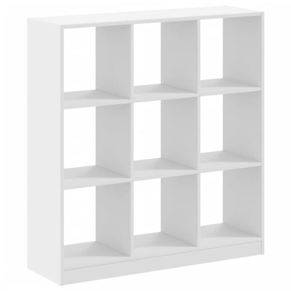 vidaXL Bookcase White 102x32x108 cm Engineered Wood