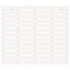 vidaXL Wall Headboard White 146x3x91.5 cm Solid Wood Pine