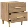 vidaXL Bed Cabinet Artisan Oak 40 x 35 x 47.5cm Engineered Wood