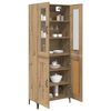 vidaXL Highboard Artisan Oak 69.5 x 34 x 180 cm Engineered Wood