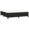 vidaXL Box Spring Bed Frame Black Super King Fabric (UK/IE/FI/NO only)