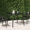 vidaXL Garden Table Anthracite 80x80x71 cm Steel