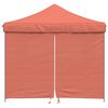 vidaXL Party Tent Folding Terracotta 292 x 292 x 315 cm Oxford Fabric
