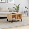 vidaXL Coffee Table Sonoma Oak 60x50x36.5 cm Engineered Wood