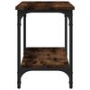 vidaXL Side Table Smoked Oak 40x30x42 cm Engineered Wood