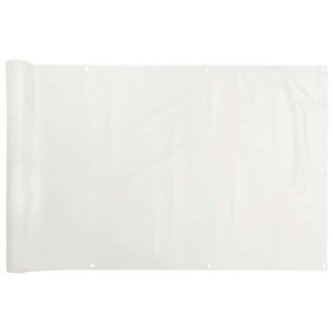vidaXL Balcony Privacy Screen White 700x120 cm PVC