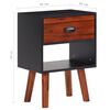 vidaXL Solid Acacia Wood Bedside Cabinets 2 pcs 40x30x57 cm