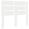 vidaXL Headboard with Headboard White 135 cm Engineered Wood