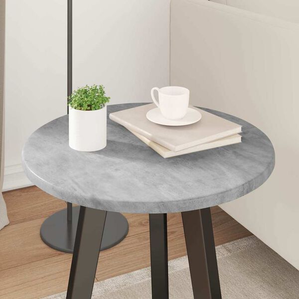 vidaXL Table Top Concrete grey 40 x 40 x 1.5 cm Engineered Wood