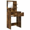 vidaXL Bedroom Dressing Tables Smoked Oak 80 x 39.6 x 135 cm
