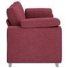 vidaXL Sofa Wine Red 219 x 77 x 82 cm Fabric
