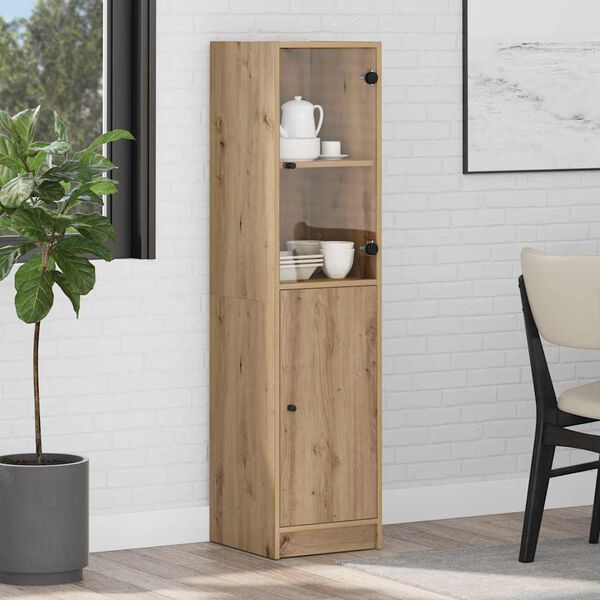 vidaXL Highboard Artisan Oak 35 x 37 x 142 cm Engineered Wood