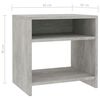 vidaXL Bedside Cabinets 2 pcs Concrete Grey 40x30x40 cm Engineered Wood