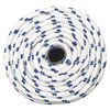 vidaXL Boat Rope White 14 mm 25 m Polypropylene