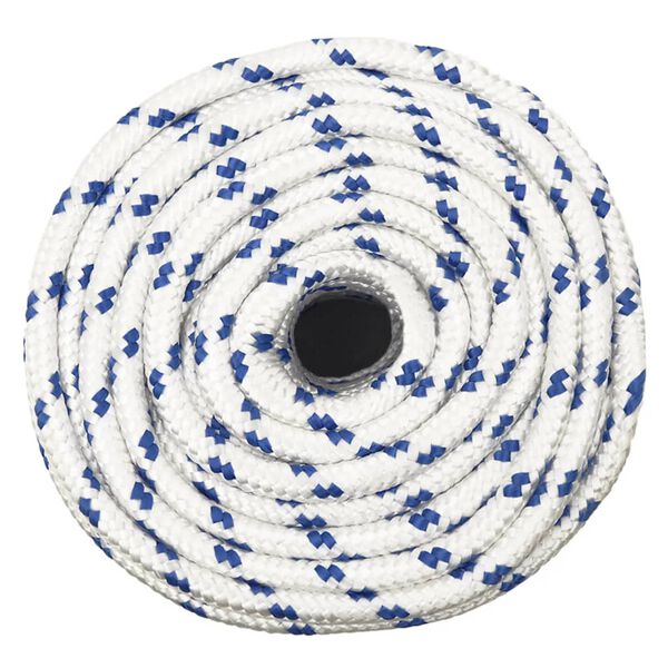 vidaXL Boat Rope White 14 mm 25 m Polypropylene