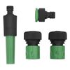 vidaXL Garden Hose with Fitting Set Green 0.75" 30 m PVC
