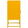 vidaXL Bedside Cabinet Mustard Yellow 36x39x78 cm Cold-rolled Steel