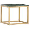 vidaXL Coffee Table | Green | Real Stone with Marble Finish | Small | Durable