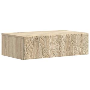 vidaXL Wall-Mounted Side Table 59 x 34.5 x 17 cm Engineered Wood