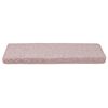 vidaXL Stair Mats 15 pcs 65x21x4 cm Light Pink Rectangular Edge