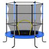 vidaXL Trampoline with Safety Net Round 140x160 cm Blue