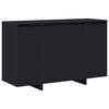 vidaXL Sideboard Black 120 x 41 x 75 cm Engineered wood