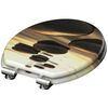 SCH&Uuml;TTE Toilet Seat with Soft-Close SEA STONE