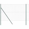 vidaXL Euro Fence Ground Fix 10 x 1.5 m PVC-Coated Steel Green Mesh