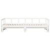 vidaXL Daybed without Mattress White 90x200 cm Solid Wood Pine