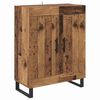 vidaXL Highboard Old Wood 69.5 x 34 x 180 cm Engineered Wood