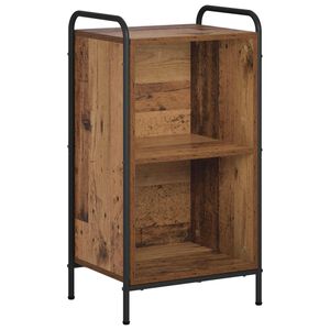 vidaXL Book Cabinet 43 x 33 x 80 cm Engineered Wood Old Wood