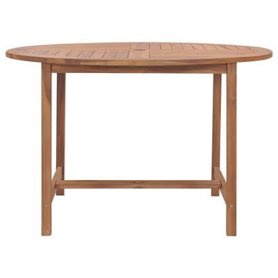 vidaXL Garden Table 120x76 cm Solid Teak Wood