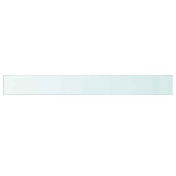 vidaXL Shelf Panel Glass Clear 110x12 cm