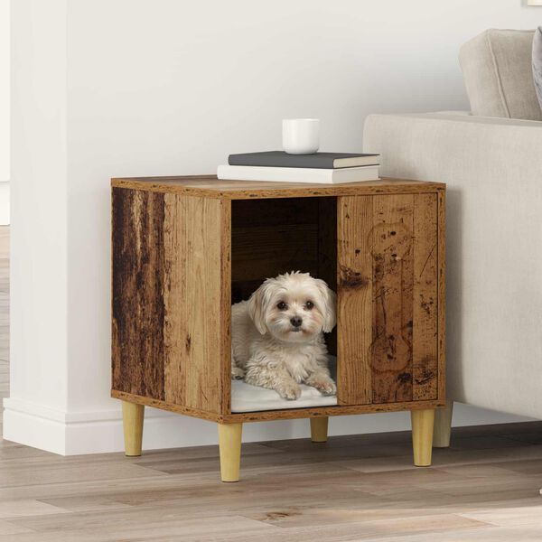 vidaXL Dog House Old Wood 44 x 42 x 49 cm Engineered Wood