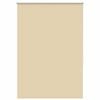 vidaXL Roller Blind Blackout Beige 115x175 cm Fabric Width 110.7 cm Polyester