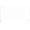vidaXL Hexagonal Fence with Post 50 x 1.2 m PVC-Coated Steel Green