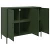 vidaXL Sideboard Olive Green 100.5x39x79 cm Steel