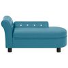 vidaXL Dog Sofa Turquoise 83x45x42 cm Faux Leather