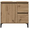 vidaXL Sink Cabinet Artisan Oak 65x33x60 cm Engineered Wood