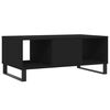 vidaXL Coffee Table Black 90x50x36.5 cm Engineered Wood