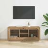 vidaXL TV Cabinet Artisan Oak 102 x 35 x 45 cm Engineered Wood