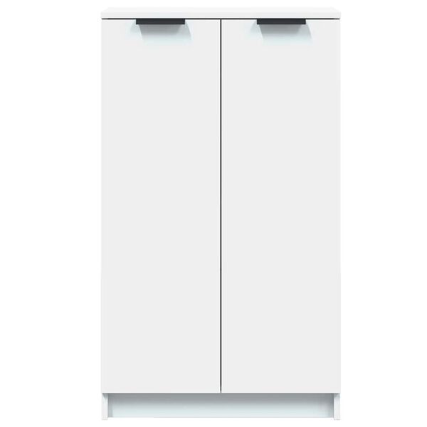 vidaXL Shoe Cabinet White 59x35x100.5 cm Engineered Wood