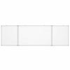 vidaXL Magnetic Whiteboard Foldable 160x50x1.7 cm Aluminium