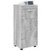 vidaXL Bathroom Cabinet Set TULUM Grey Sonoma 37 x 31.5 x 82 cm