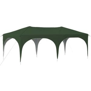 vidaXL Pop-up Party Tent 575 x 288 x 245 cm Green Oxford Fabric