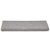 vidaXL Stair Mats 30 pcs 65x21x4 cm Light Grey Rectangular Edge
