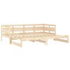 vidaXL Pull-out Day Bed without Mattress Solid Wood Pine 2x(80x200) cm